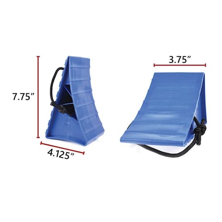 Superior Electric RV Wheel Chocks with Rope for Easy Removal, PK 2 RVA1597